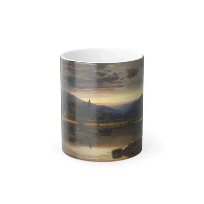 Benjamin Williams Leader (1831-1923) View of Tintern Abbey from the River - Oil on Canvas 1884 - Color Changing Mug 11oz 11oz - Go Mug Yourself