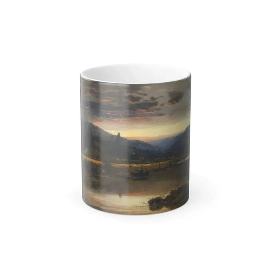 Benjamin Williams Leader (1831-1923) View of Tintern Abbey from the River - Oil on Canvas 1884 - Color Changing Mug 11oz 11oz - Go Mug Yourself