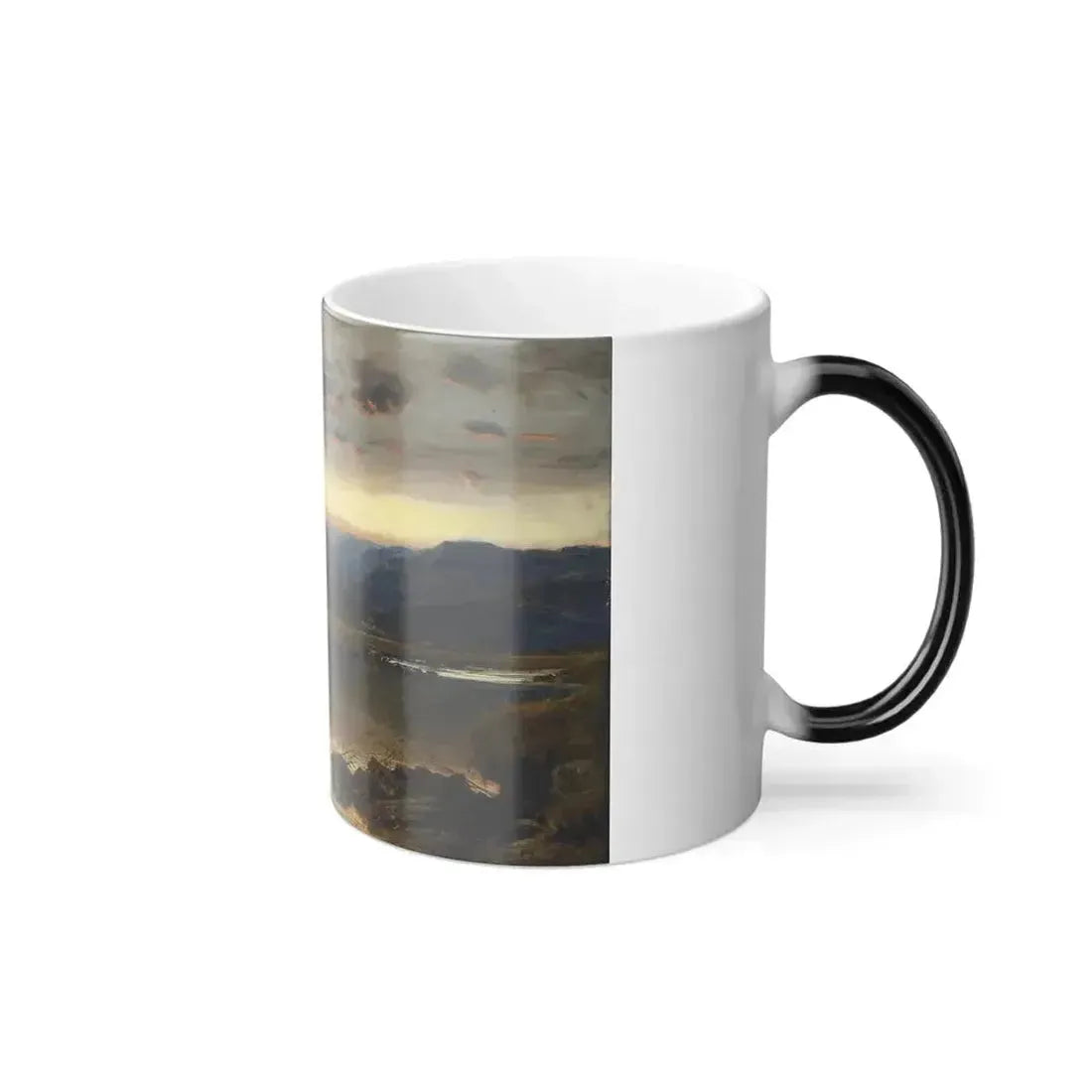 Benjamin Williams Leader (1831-1923) View of Tintern Abbey from the River - Oil on Canvas 1884 - Color Changing Mug 11oz - Go Mug Yourself