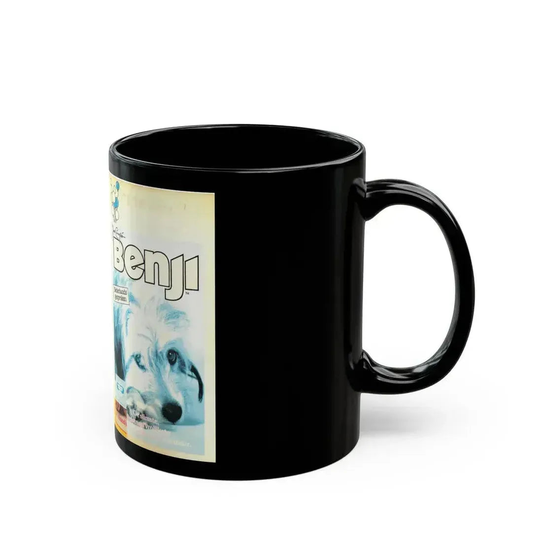 BENJI VESTRON (VHS COVER) - Black Coffee Mug - Go Mug Yourself