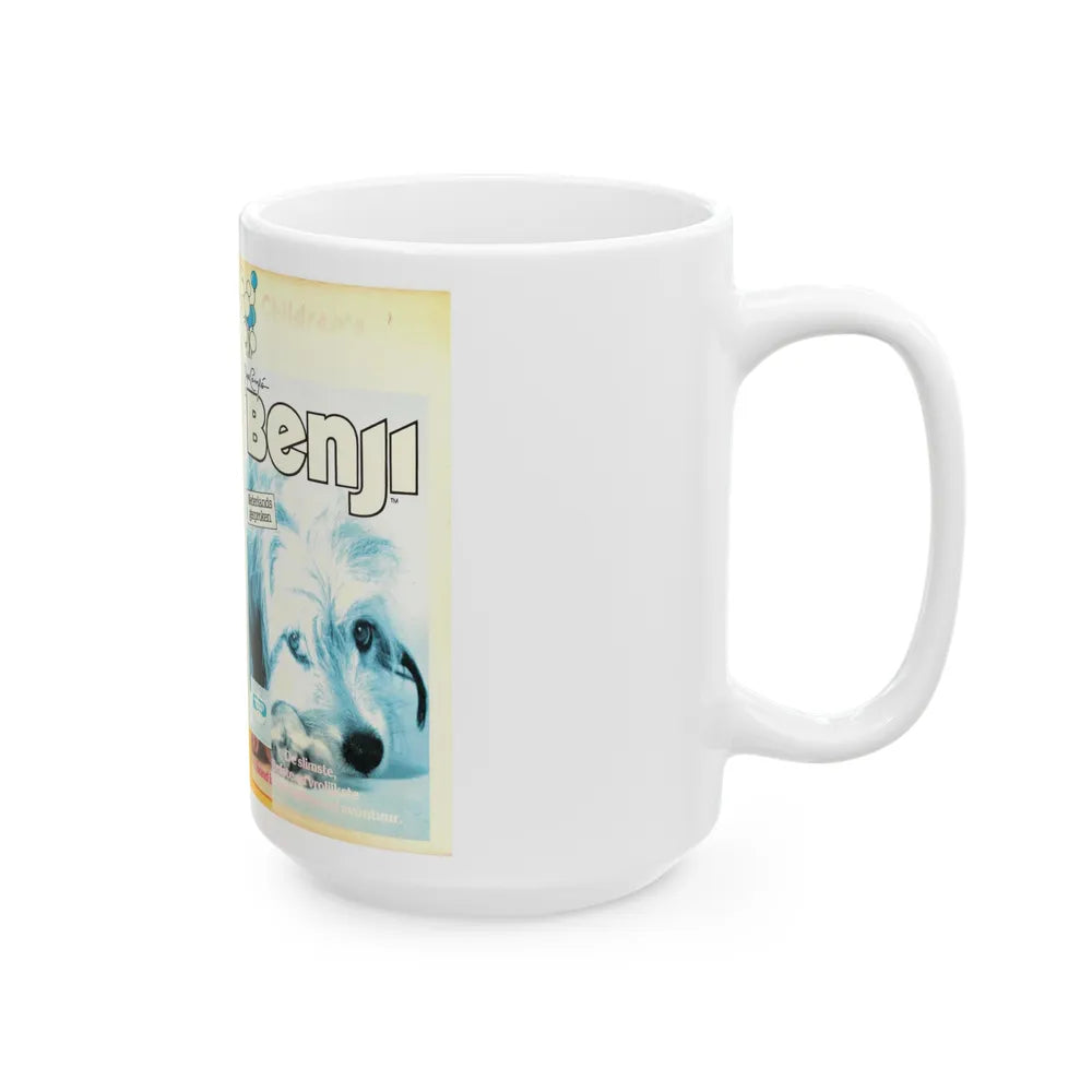 BENJI VESTRON (VHS COVER) - White Coffee Mug-Go Mug Yourself