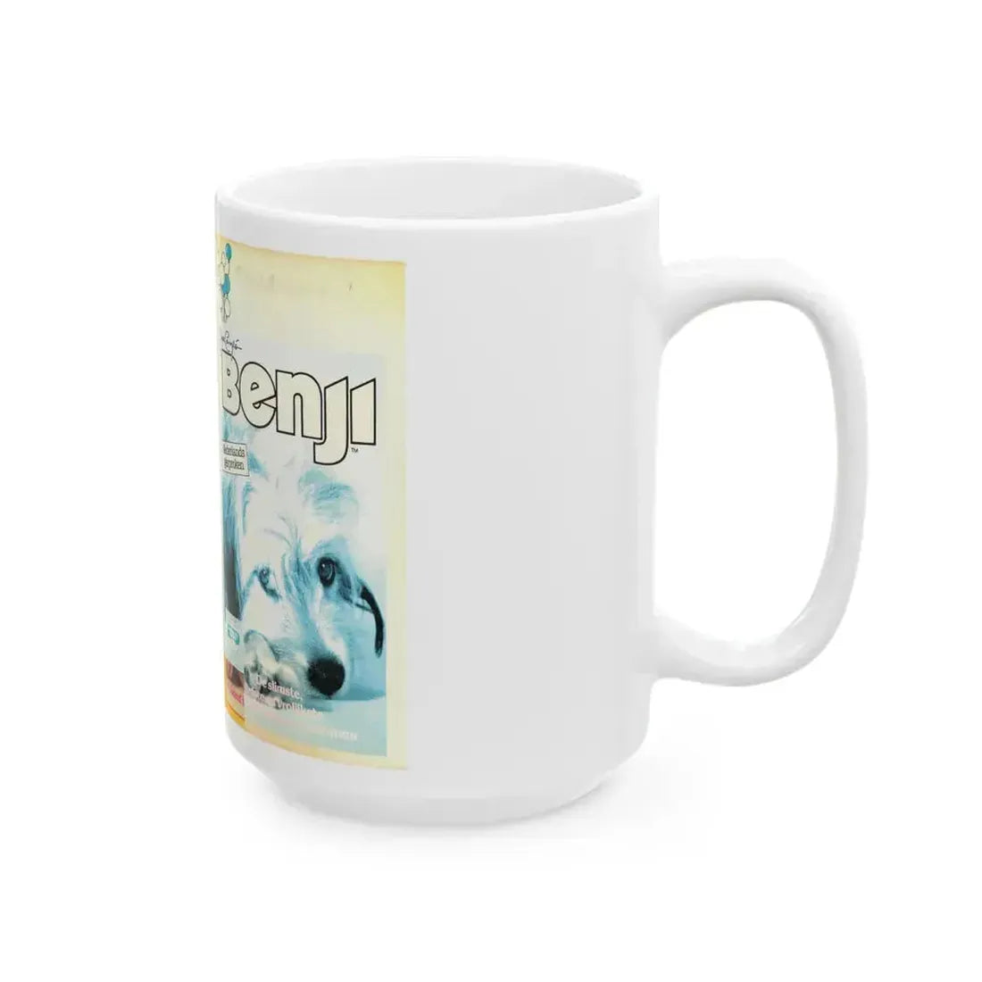 BENJI VESTRON (VHS COVER) - White Coffee Mug - Go Mug Yourself
