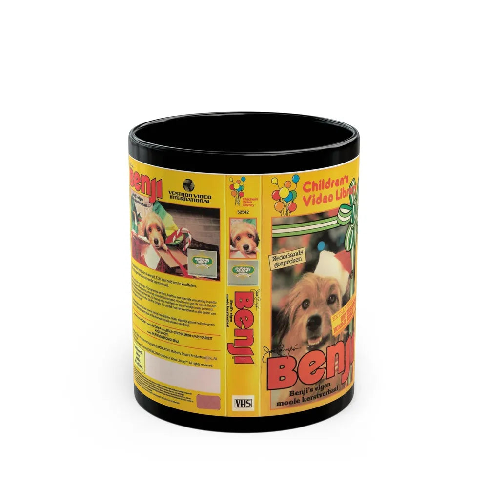 BENJI (VHS COVER) - Black Coffee Mug-11oz-Go Mug Yourself