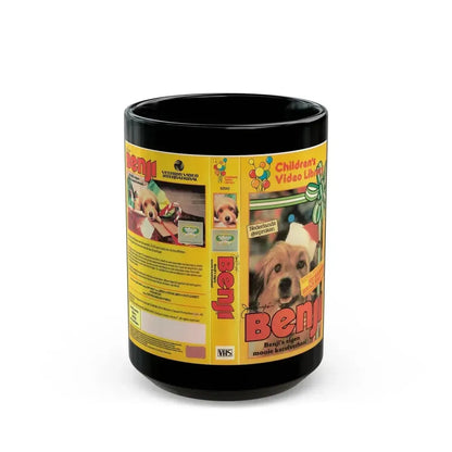 BENJI (VHS COVER) - Black Coffee Mug 15oz - Go Mug Yourself