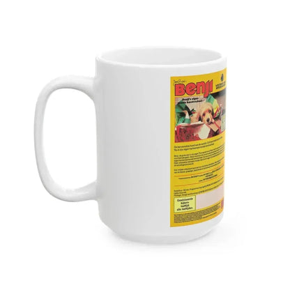 BENJI (VHS COVER) - White Coffee Mug - Go Mug Yourself