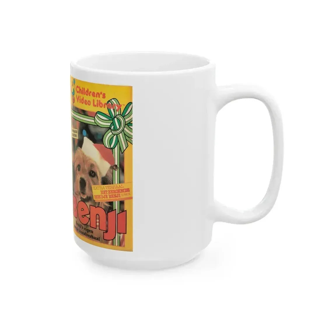 BENJI (VHS COVER) - White Coffee Mug - Go Mug Yourself