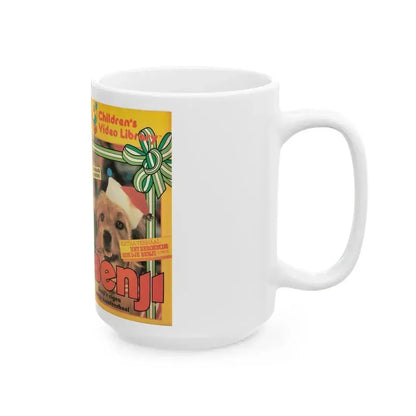 BENJI (VHS COVER) - White Coffee Mug - Go Mug Yourself