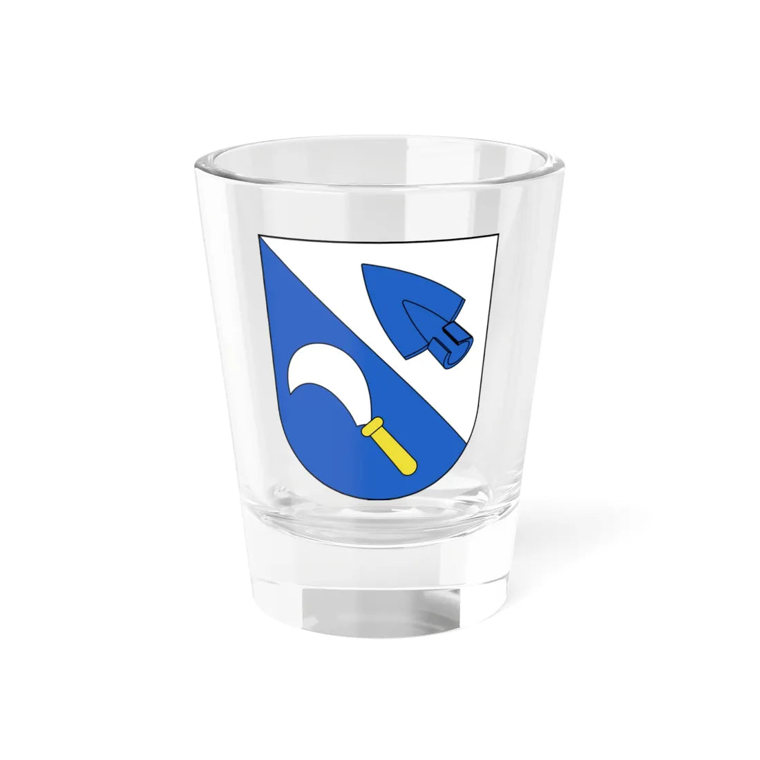 Benken-blazon (Switzerland) (Coat of Arms) Shot Glass 1.5oz 1.5oz - Go Mug Yourself