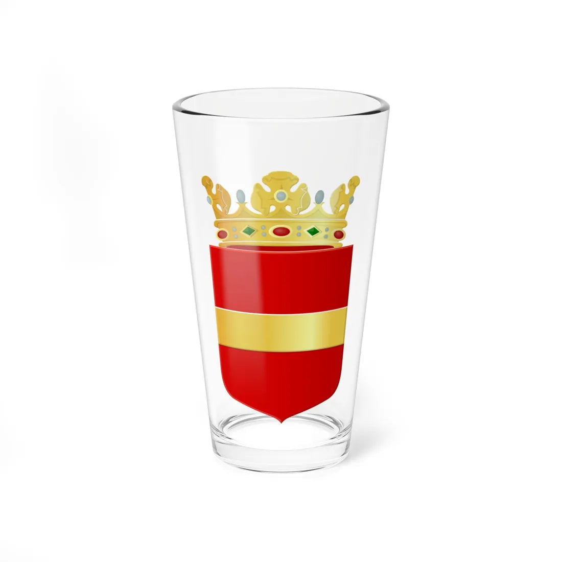 Bennebroek wapen (Netherlands) (Coat of Arms) Pint Glass 16oz 16oz - Go Mug Yourself