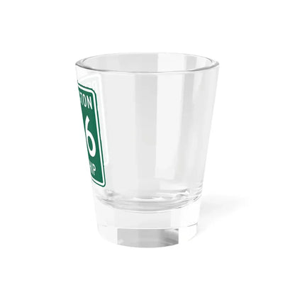 Bennington Township Route 256 Morrow County Ohio (Ohio) (Road Sign) Shot Glass 1.5oz - Go Mug Yourself