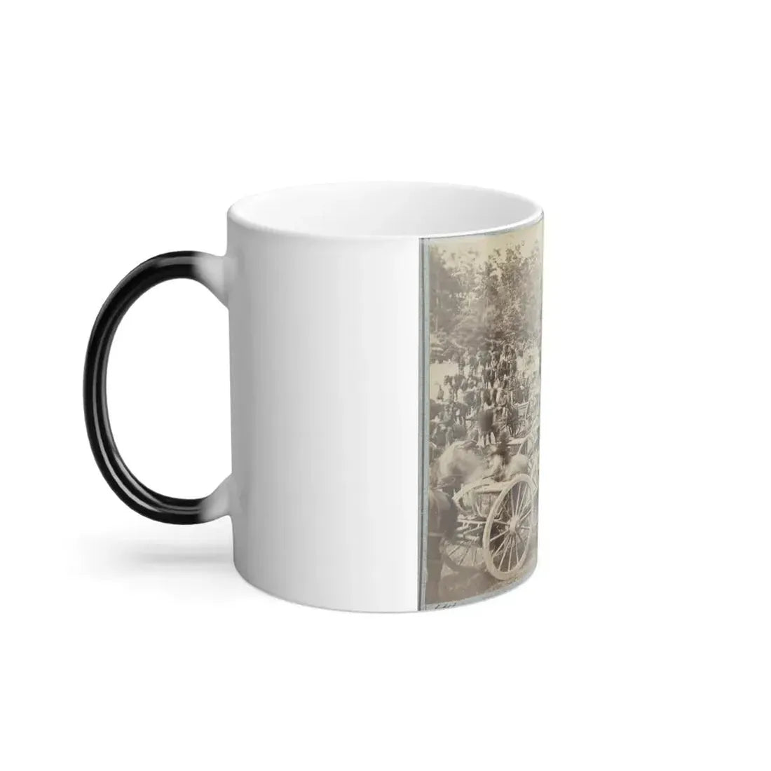 Benson's Horse Battery (M. 2D U.S. Art'y) Near Fair Oaks, Va., June 1862 (U.S. Civil War) Color Changing Coffee Mug 11oz - Go Mug Yourself