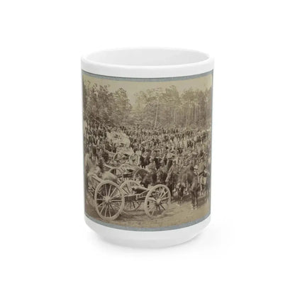 Benson's Horse Battery (M. 2d U.S. Art'y) Near Fair Oaks, Va., June 1862 (U.S. Civil War) White Coffee Mug 15oz - Go Mug Yourself