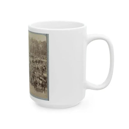 Benson's Horse Battery (M. 2d U.S. Art'y) Near Fair Oaks, Va., June 1862 (U.S. Civil War) White Coffee Mug - Go Mug Yourself