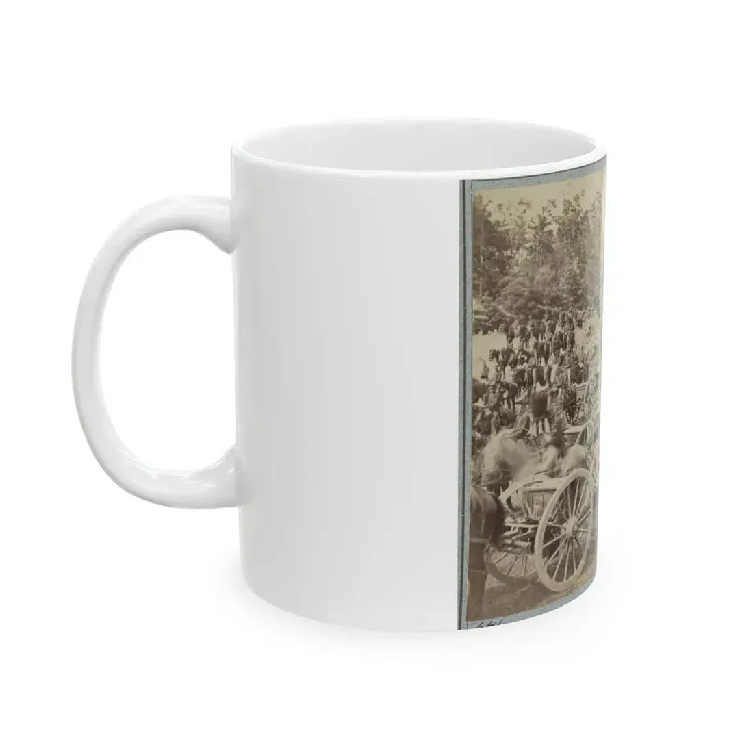 Benson's Horse Battery (M. 2d U.S. Art'y) Near Fair Oaks, Va., June 1862 (U.S. Civil War) White Coffee Mug - Go Mug Yourself