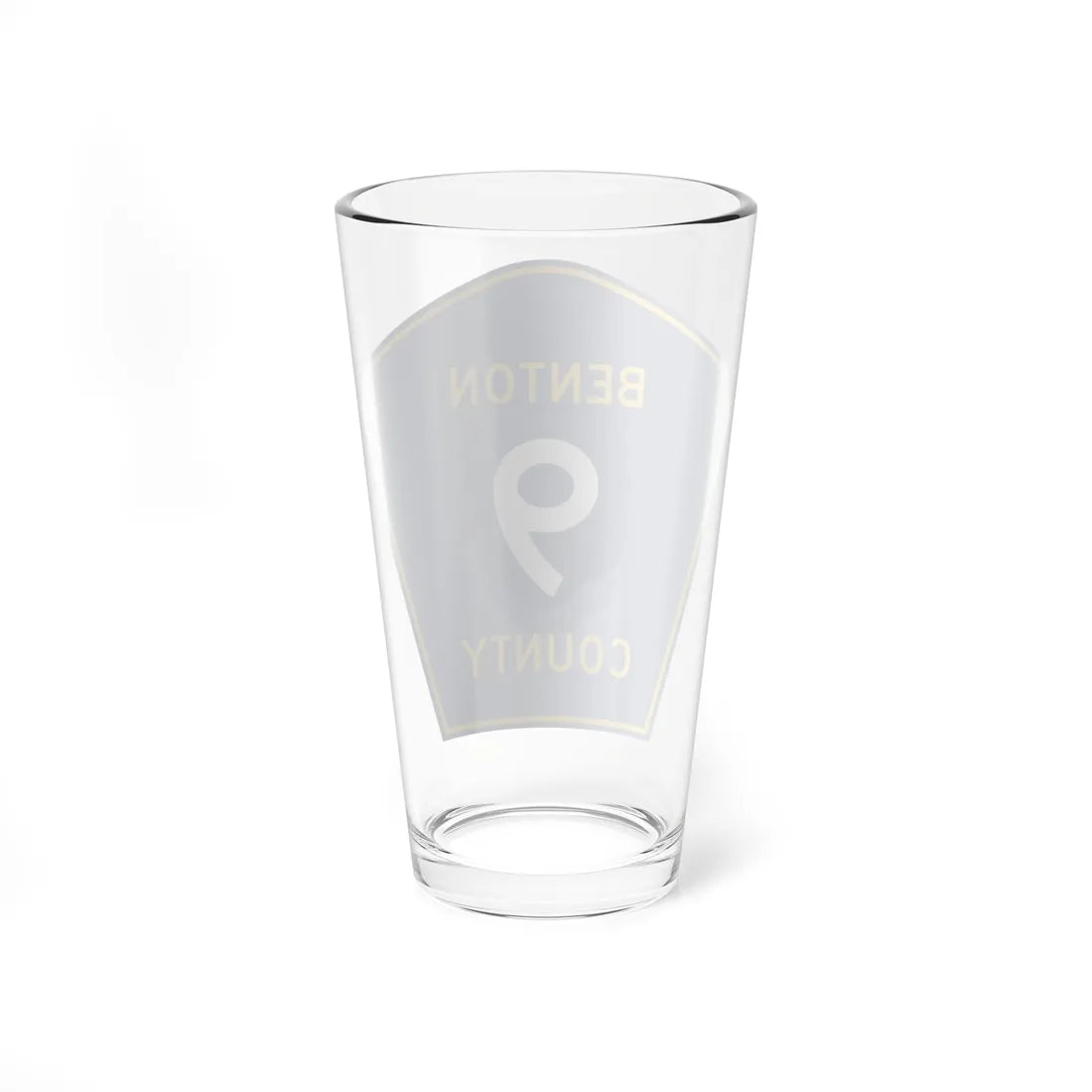Benton County 9 MN (Minnesota) (Road Sign) Pint Glass 16oz - Go Mug Yourself