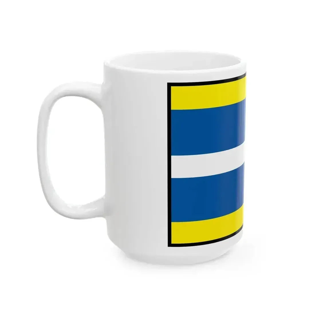 Benus Brezno Flag (Slovakia) White Coffee Mug - Go Mug Yourself