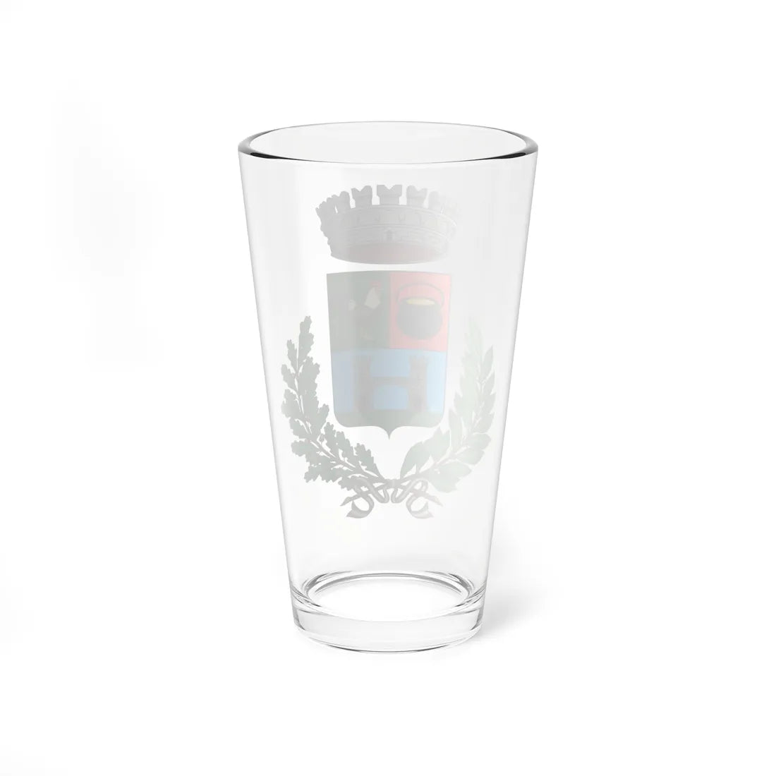 Beregazzo con Figliaro-Stemma (Italy) (Coat of Arms) Pint Glass 16oz - Go Mug Yourself