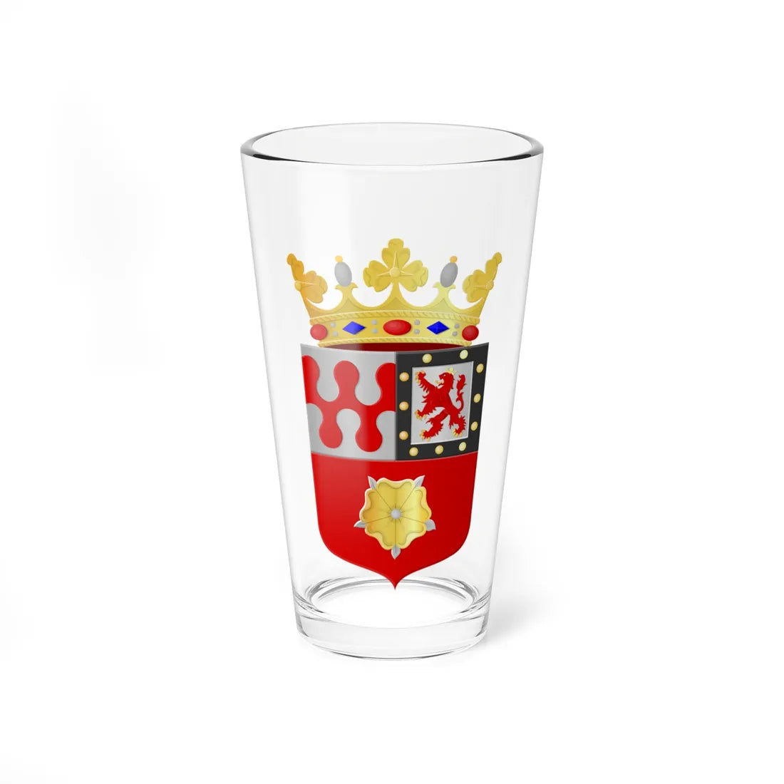 Berg en Dal wapen (Netherlands) (Coat of Arms) Pint Glass 16oz 16oz - Go Mug Yourself
