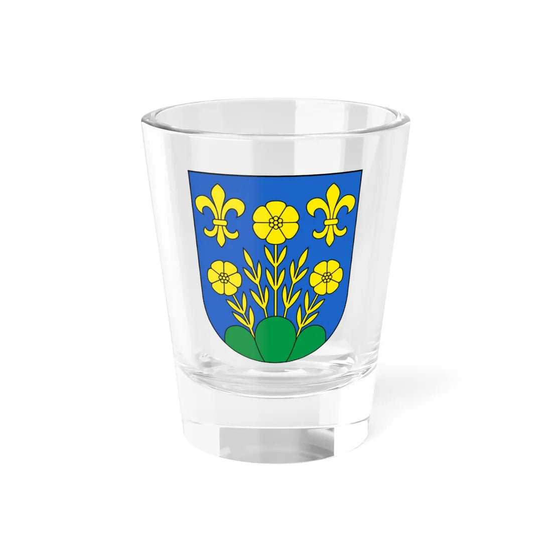 Berg SG-blazon (Switzerland) (Coat of Arms) Shot Glass 1.5oz 1.5oz - Go Mug Yourself
