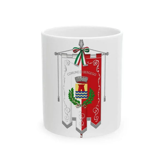 Bergeggi-Gonfalone (Italy) White Coffee Mug 11oz - Go Mug Yourself