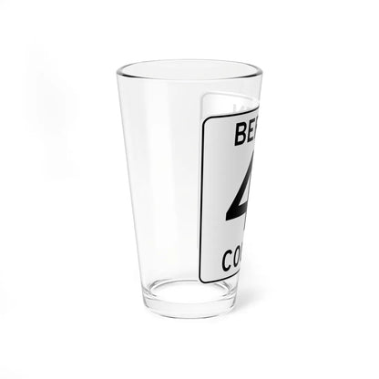 Bergen County 41 (New Jersey) (Road Sign) Pint Glass 16oz - Go Mug Yourself
