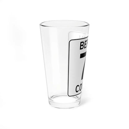 Bergen County 71 (New Jersey) (Road Sign) Pint Glass 16oz - Go Mug Yourself