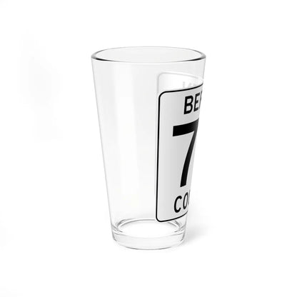 Bergen County 78 (New Jersey) (Road Sign) Pint Glass 16oz - Go Mug Yourself