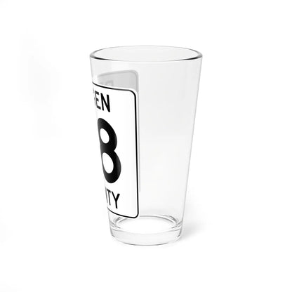 Bergen County 78 (New Jersey) (Road Sign) Pint Glass 16oz - Go Mug Yourself