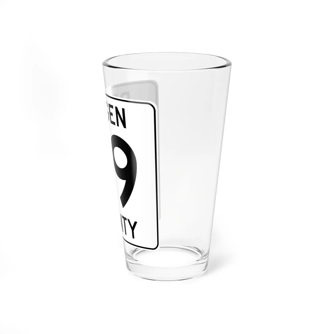 Bergen County 79 (New Jersey) (Road Sign) Pint Glass 16oz - Go Mug Yourself