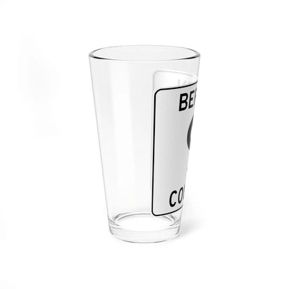 Bergen County 9 (New Jersey) (Road Sign) Pint Glass 16oz - Go Mug Yourself