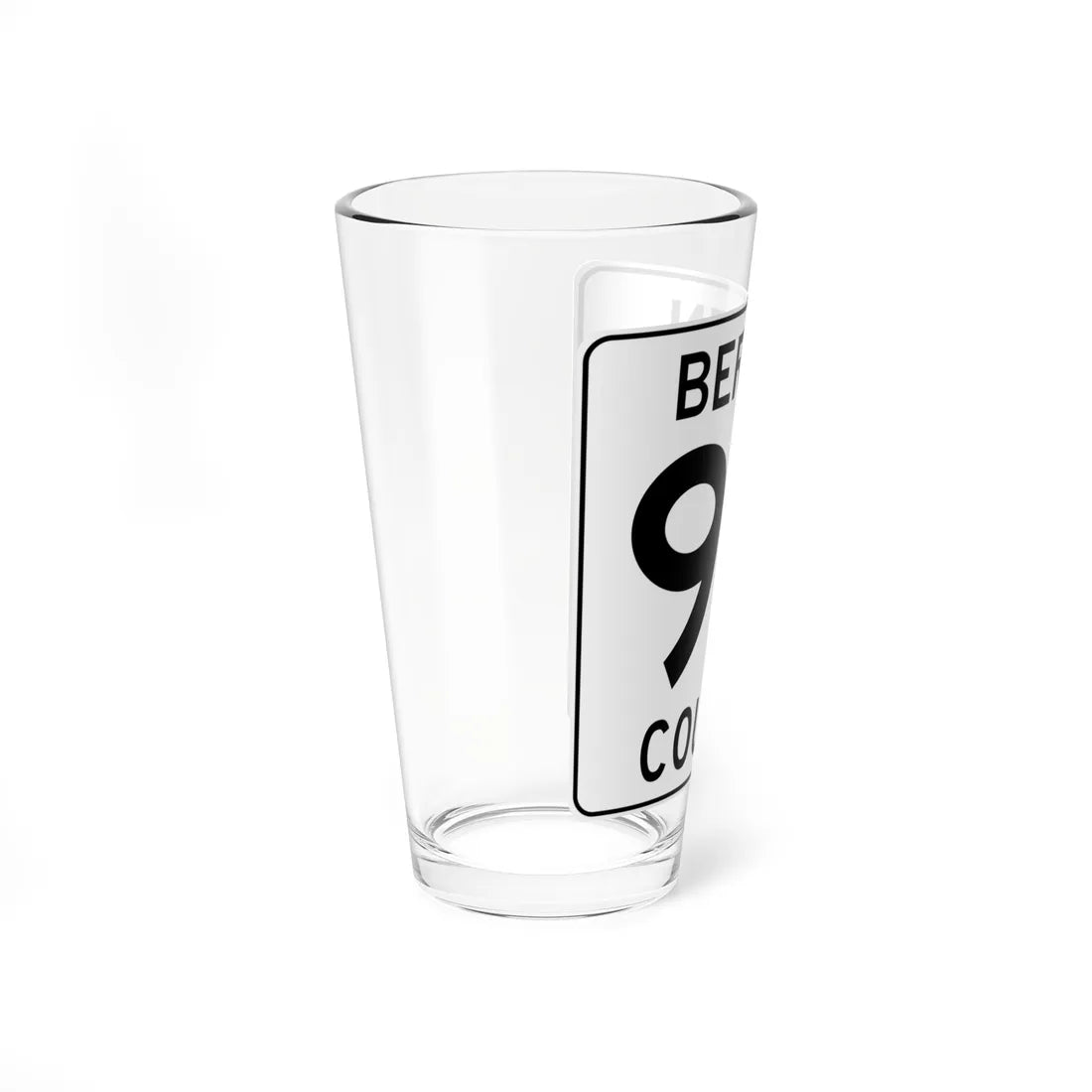 Bergen County 94 (New Jersey) (Road Sign) Pint Glass 16oz - Go Mug Yourself