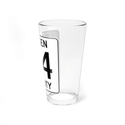 Bergen County 94 (New Jersey) (Road Sign) Pint Glass 16oz - Go Mug Yourself