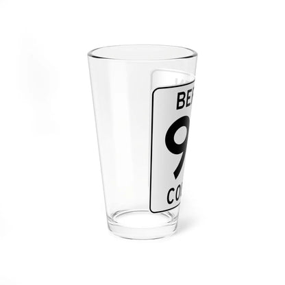 Bergen County 96 (New Jersey) (Road Sign) Pint Glass 16oz - Go Mug Yourself