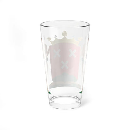 Bergen op Zoom wapen (Netherlands) (Coat of Arms) Pint Glass 16oz - Go Mug Yourself