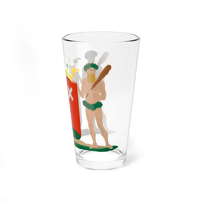 Bergen op Zoom wapen (Netherlands) (Coat of Arms) Pint Glass 16oz - Go Mug Yourself