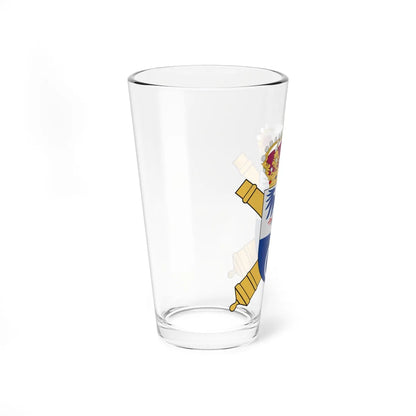 Bergslagens artilleriregemente vapen (Sweden) (Coat of Arms) Pint Glass 16oz - Go Mug Yourself