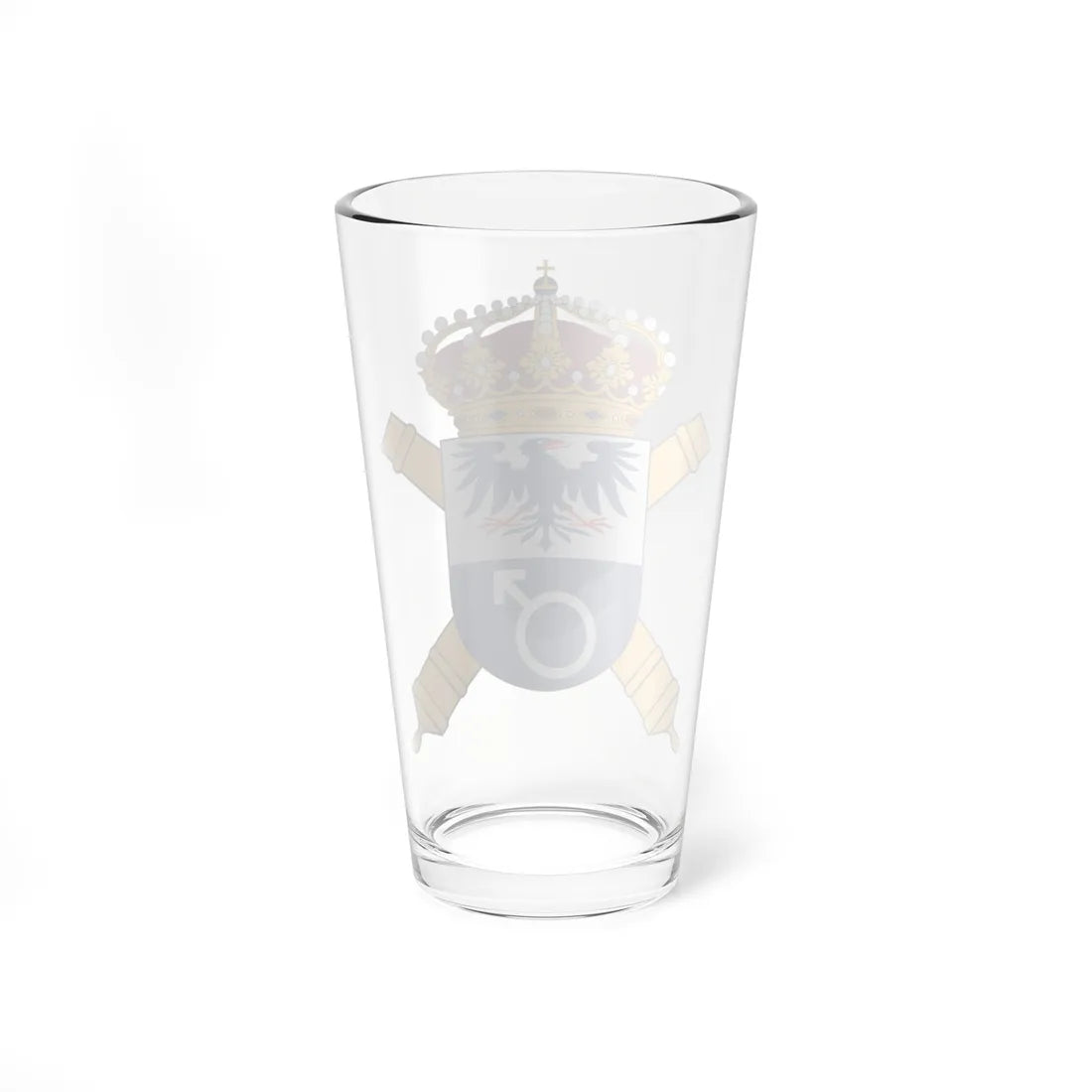 Bergslagens artilleriregemente vapen (Sweden) (Coat of Arms) Pint Glass 16oz - Go Mug Yourself