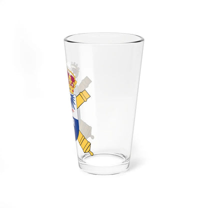 Bergslagens artilleriregemente vapen (Sweden) (Coat of Arms) Pint Glass 16oz - Go Mug Yourself
