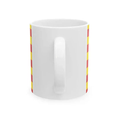 Beringen vlag (Belgium) White Coffee Mug - Go Mug Yourself