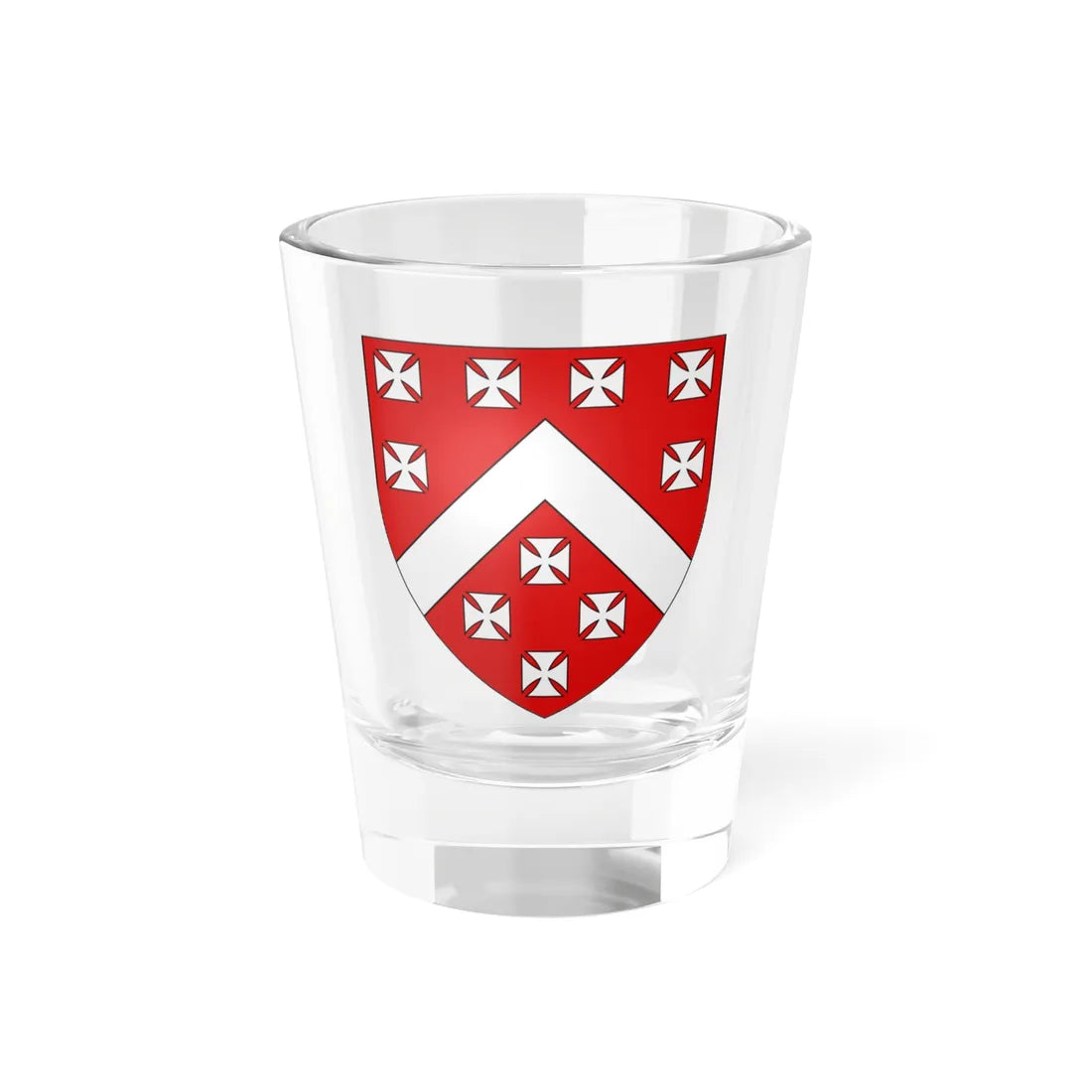 Berkeley arms (England) (Coat of Arms) Shot Glass 1.5oz 1.5oz - Go Mug Yourself