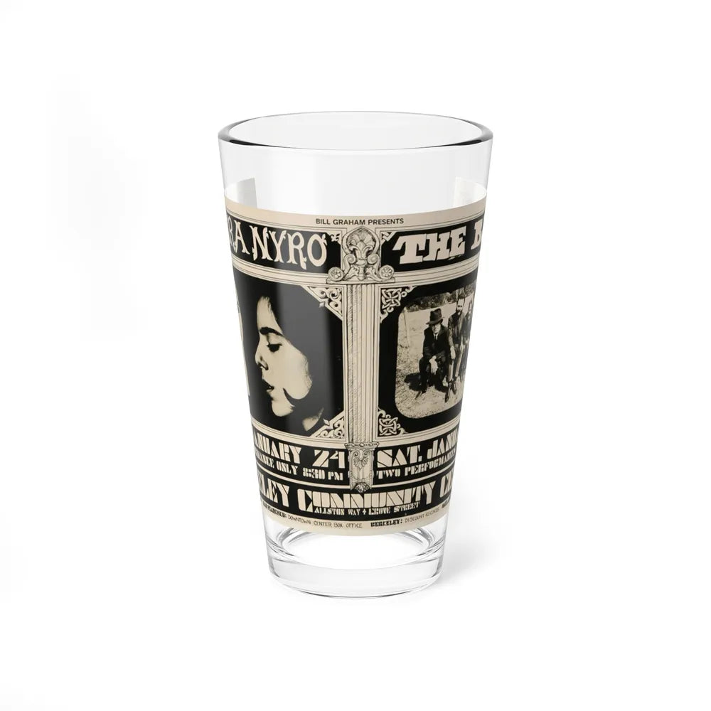 Berkeley Community Center Concert 1970 (Music Poster) Pint Glass 16oz-16oz-Go Mug Yourself