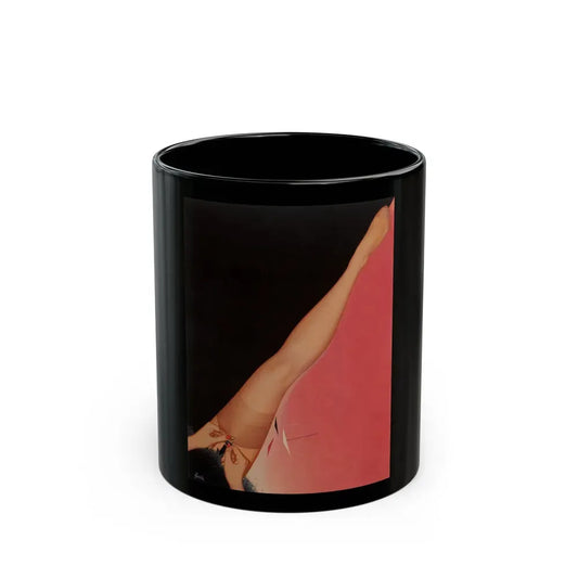 Berkshire Hosiery advertisement - Black Coffee Mug 11oz - Go Mug Yourself