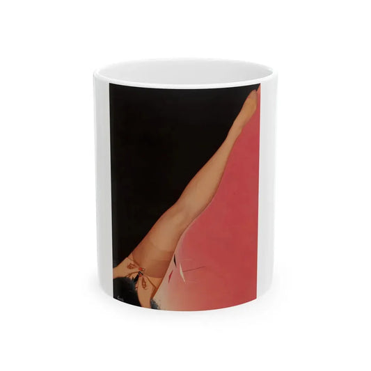 Berkshire Hosiery advertisement - White Coffee Mug 11oz - Go Mug Yourself