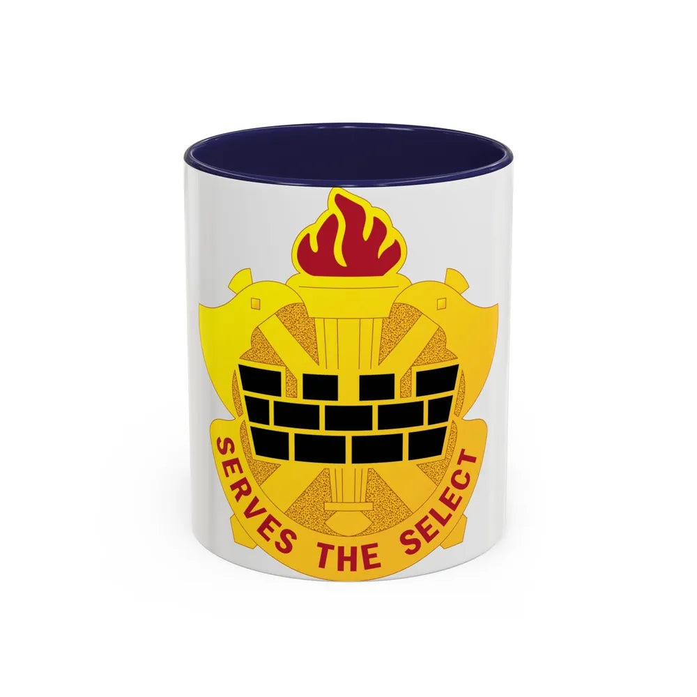 Berlin Brigade (U.S. Army) Accent Coffee Mug-11oz-Navy-Go Mug Yourself