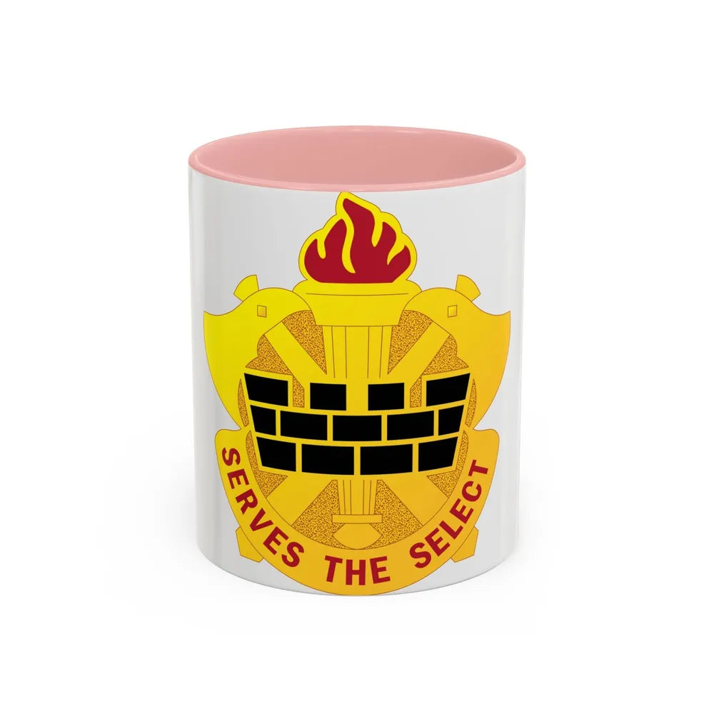 Berlin Brigade (U.S. Army) Accent Coffee Mug-11oz-Pink-Go Mug Yourself