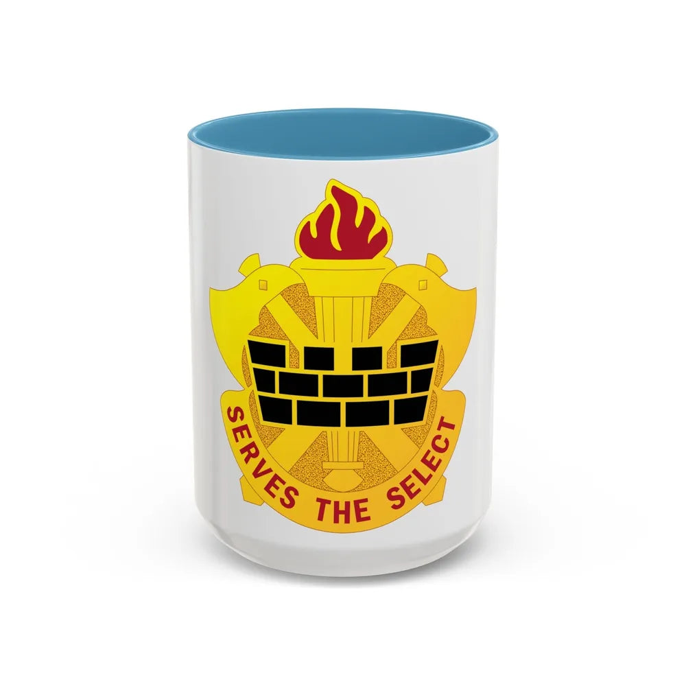 Berlin Brigade (U.S. Army) Accent Coffee Mug-15oz-Light Blue-Go Mug Yourself