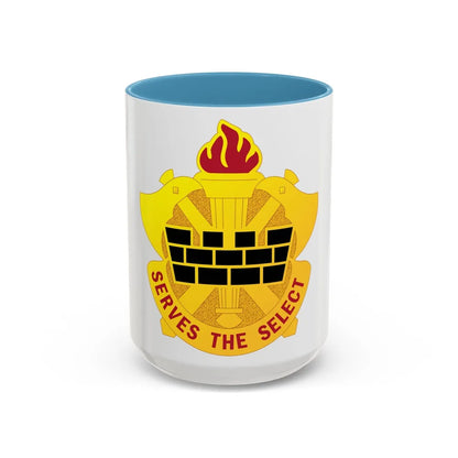 Berlin Brigade (U.S. Army) Accent Coffee Mug-15oz-Light Blue-Go Mug Yourself