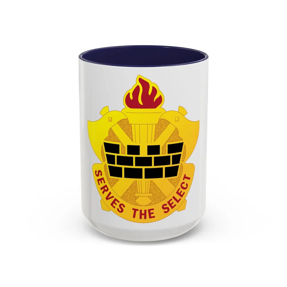 Berlin Brigade (U.S. Army) Accent Coffee Mug-15oz-Navy-Go Mug Yourself