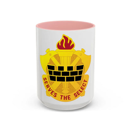 Berlin Brigade (U.S. Army) Accent Coffee Mug-15oz-Pink-Go Mug Yourself