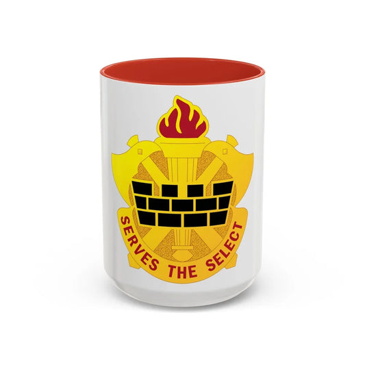 Berlin Brigade (U.S. Army) Accent Coffee Mug-15oz-Red-Go Mug Yourself